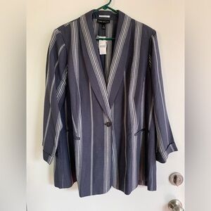 NWT Lane Bryant - Linen Blue Blazer